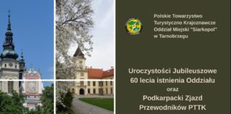 PTTK W TARNOBRZEGU BĘDZIE ŚWIĘTOWAĆ JUBILEUSZ 60-LECIA ISTNIENIA