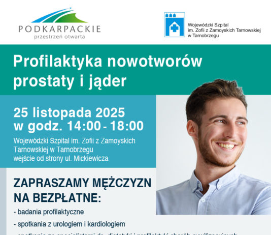 “PROFILAKTYKA NOWOTWORÓW PROSTATY I JĄDER”