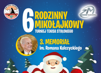 6. MIKOŁAJKOWY RODZINNY TURNIEJ TENISA STOŁOWEGO