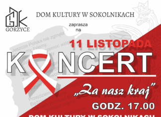 “ZA NASZ KRAJ” – KONCERT W DOMU KULTURY W SOKOLNIKACH