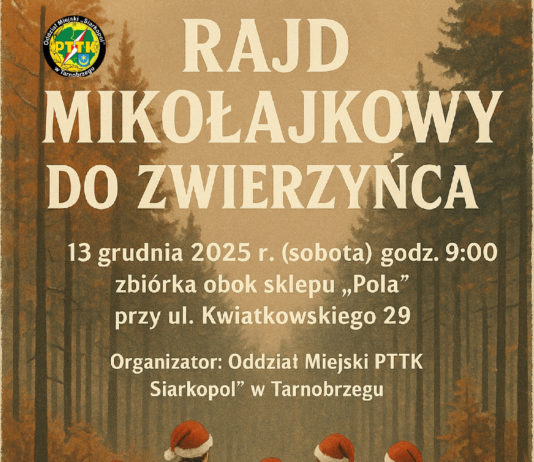 RAJD MIKOŁAJKOWY Z PTTK “SIARKOPOL”