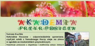 INAUGURACYJNY WYKŁAD W RAMACH AKADEMII PRZYRODNICZEJ