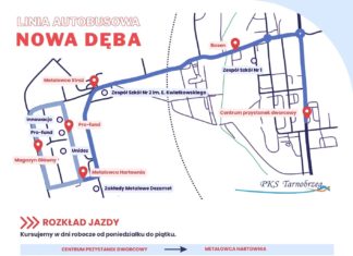 LINIA AUTOBUSOWA NOWA DĘBA