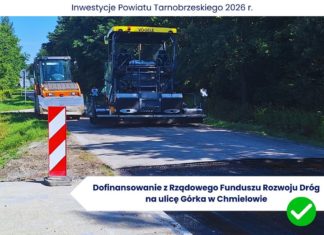 ULICA GÓRKA W CHMIELOWIE DO REMONTU