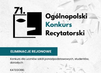 OGÓLNOPOLSKI KONKURS RECYTATORSKI – ELIMINACJE REJONOWE W TARNOBRZEGU