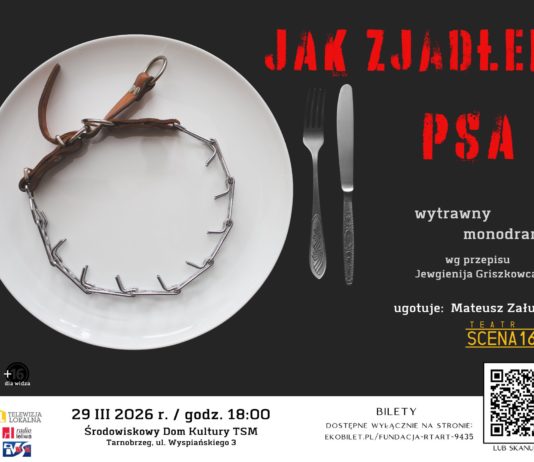 DNI TEATRU ZE SCENĄ16: “JAK ZJADŁEM PSA”, CZYLI MONODRAM MATEUSZA ZAŁUSKI