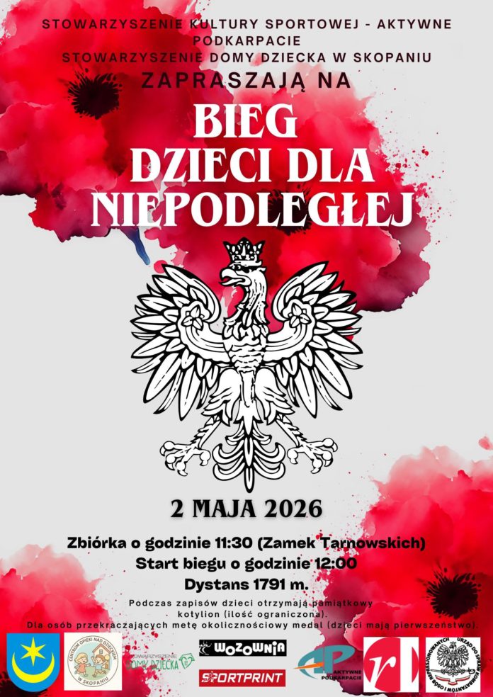 bieg dzieci dla niepodleglej