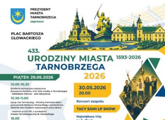 433. URODZINY MIASTA TARNOBRZEGA. ZOBACZ PROGRAM