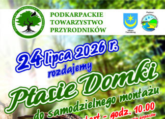 NAD JEZIOREM TARNOBRZESKIM BĘDĄ ROZDAWAĆ PTASIE DOMKI