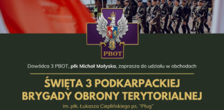 OBCHODY ŚWIĘTA 3 PODKARPACKIEJ BRYGADY OBRONY TERYTORIALNEJ