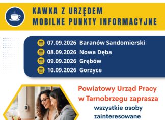 “KAWKA Z URZĘDEM” MOBILNE PUNKTY INFORMACYJNE POWIATOWEGO URZĘDU PRACY W TARNOBRZEGU