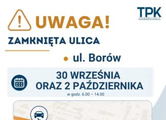 ZMIANY W ORGANIZACJI RUCHU NA ULICY BORÓW W TARNOBRZEGU