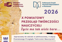 X POWIATOWY PRZEGLĄD TWÓRCZOŚCI NAUCZYCIELI